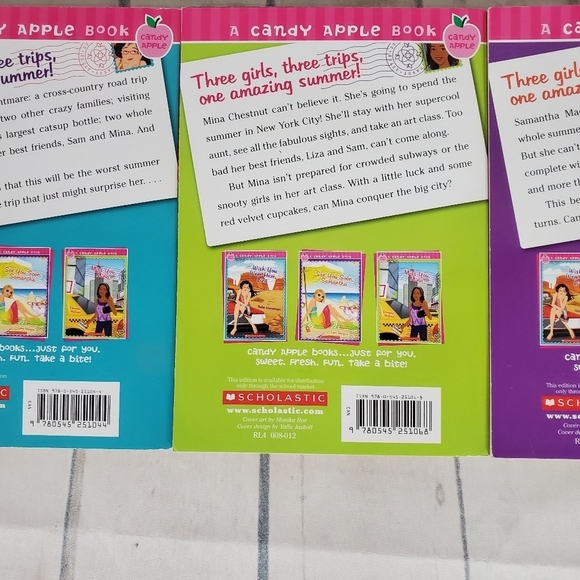 2/$25 Scholastic Candy Apple Books Set of 3 - Picture 8 of 11